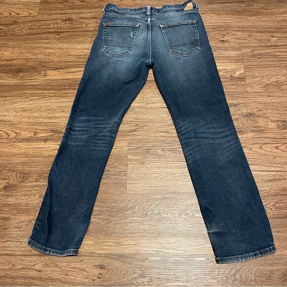 Aeropostale Men's Straight Leg Distressed Jeans Blue Size 32 x 32 - Picture 15 of 15